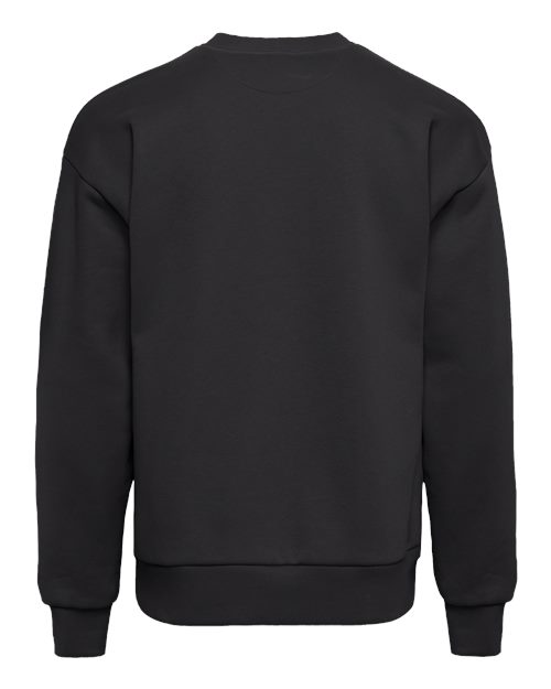 Unisex Heavyweight Crewneck Sweatshirt - Graphite Black Back