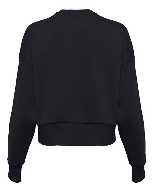 Women's Heavyweight Crewneck Sweatshirt - Black Back