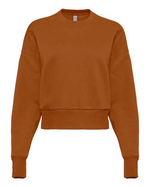 Women's Heavyweight Crewneck Sweatshirt - Clay Front