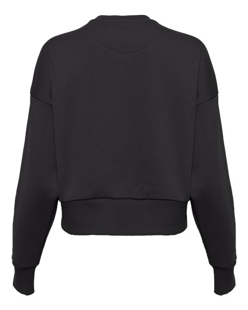 Women's Heavyweight Crewneck Sweatshirt - Graphite Black Back