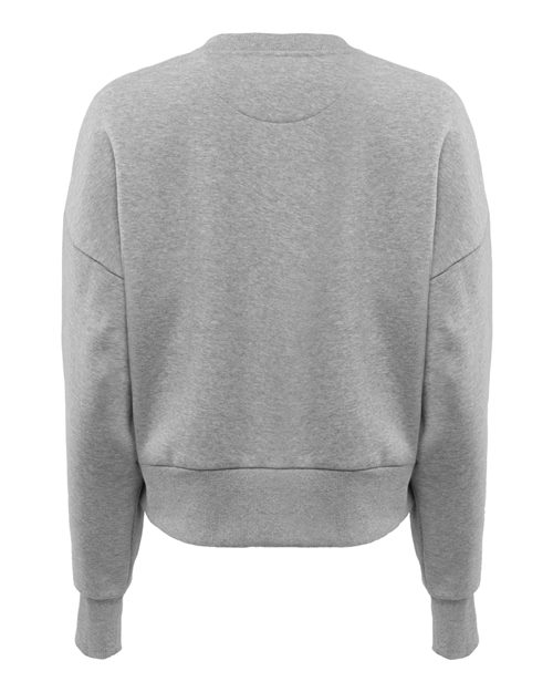 Women's Heavyweight Crewneck Sweatshirt - Heather Grey Back