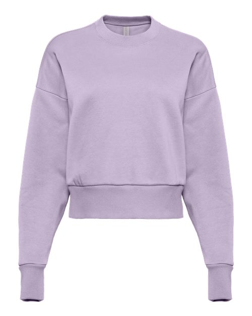 Women's Heavyweight Crewneck Sweatshirt - Lavender Front
