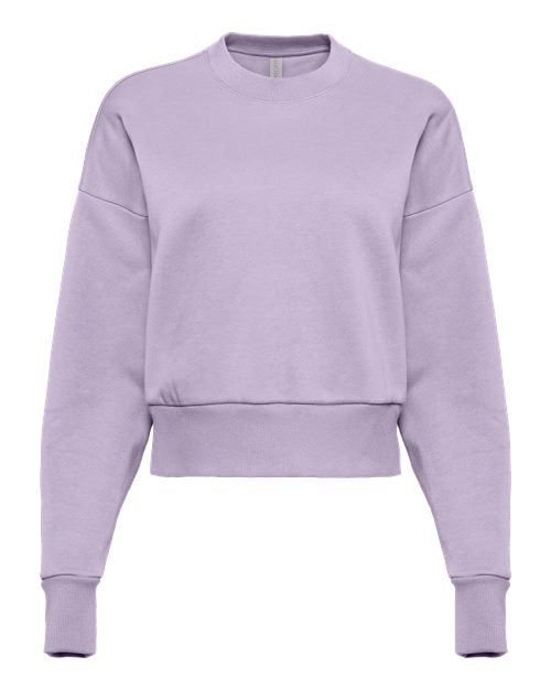 Next Level Women's Heavyweight Crewneck Sweatshirt - Lavender Front