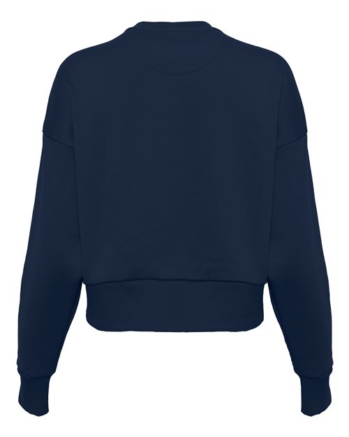 Women's Heavyweight Crewneck Sweatshirt - Midnight Navy Back
