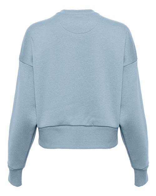 Women's Heavyweight Crewneck Sweatshirt - Stonewash Denim Back