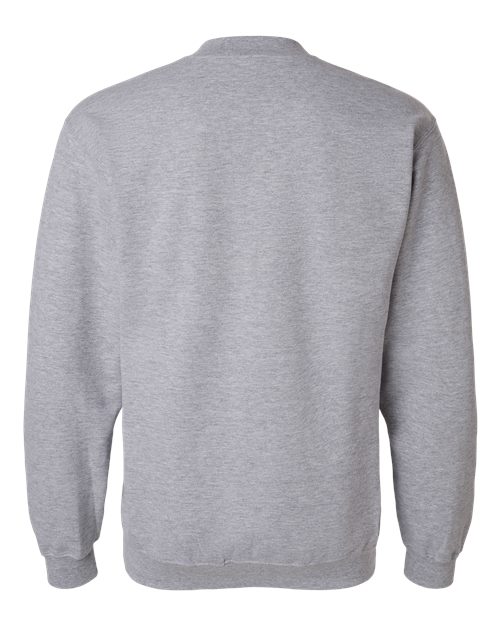 Unisex Softstyle® Midweight 1/4 Zip Sweatshirt - Sport Grey Back