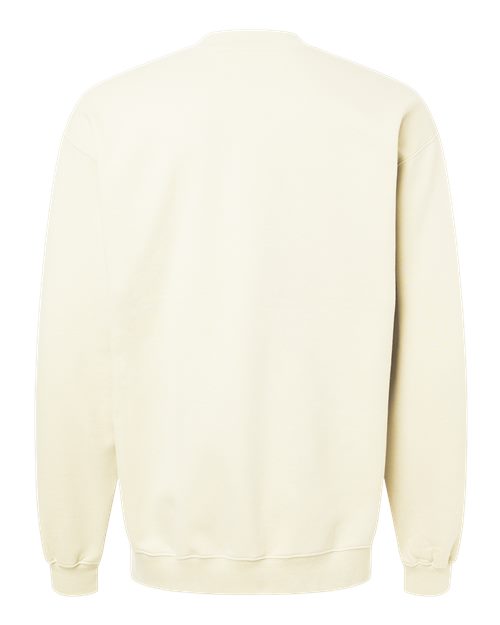 Unisex Softstyle® Midweight 1/4 Zip Sweatshirt - Off White Back