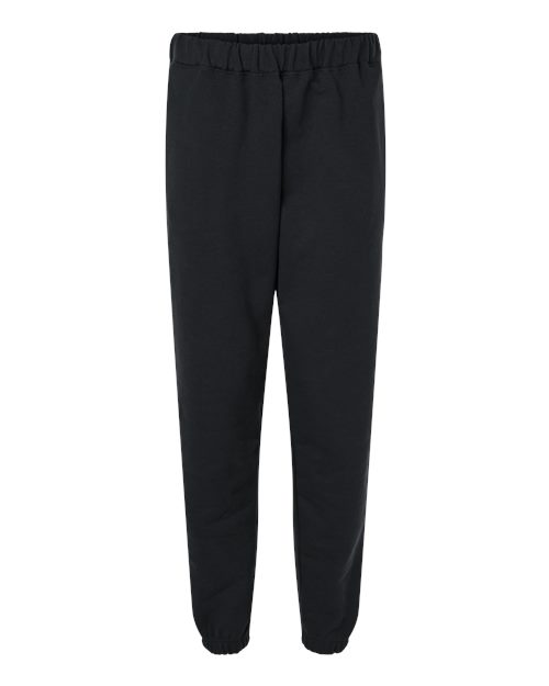 Unisex Softstyle® Midweight Pocket Sweatpants - Black Front