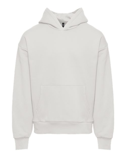 Unisex Heavyweight Fleece Hoodie Sweatshirt - Bone Front