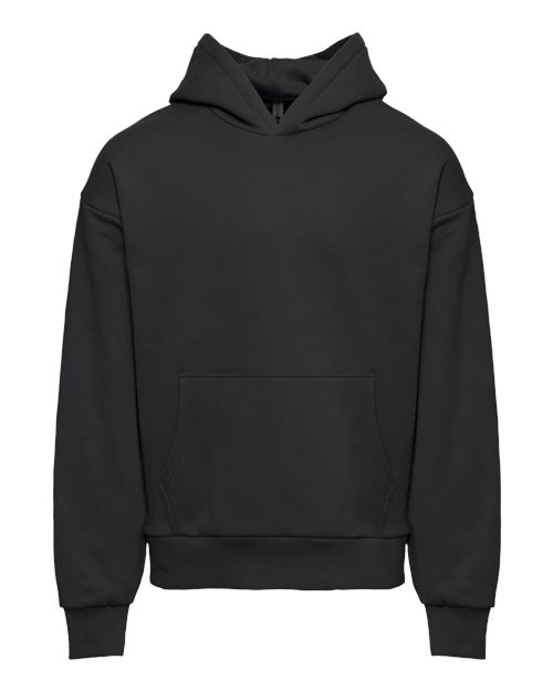 Unisex Heavyweight Fleece Hoodie Sweatshirt - Graphite Black Front
