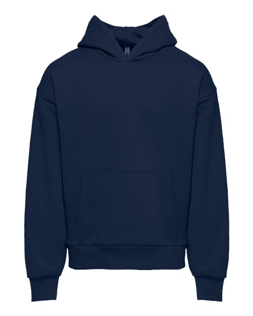 Unisex Heavyweight Fleece Hoodie Sweatshirt - Midnight Navy Front