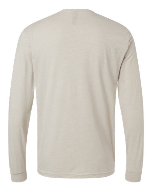 Unisex CVC Long Sleeve T-Shirt - Sand Back