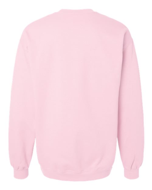 Unisex Softstyle® Midweight Crewneck Sweatshirt - Light Pink Back