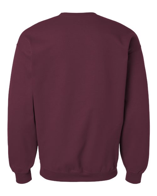 Unisex Softstyle® Midweight Crewneck Sweatshirt - Maroon Back