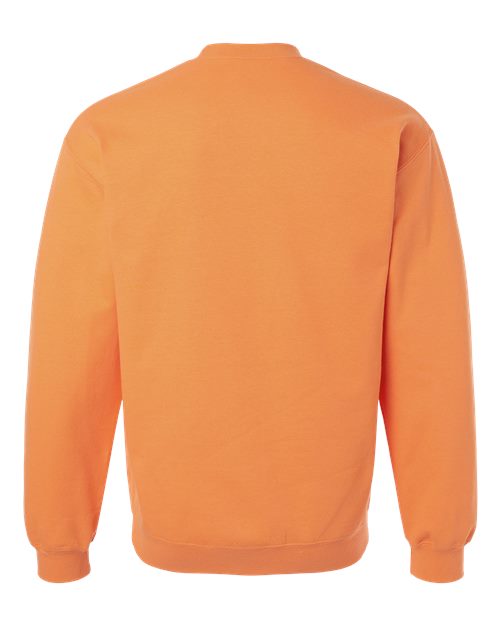 Unisex Softstyle® Midweight Crewneck Sweatshirt - Tangerine Back
