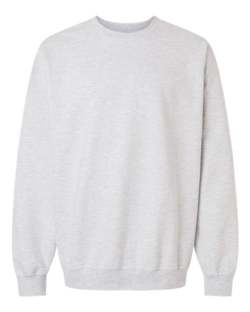 Unisex Softstyle® Midweight Crewneck Sweatshirt - Ash Front