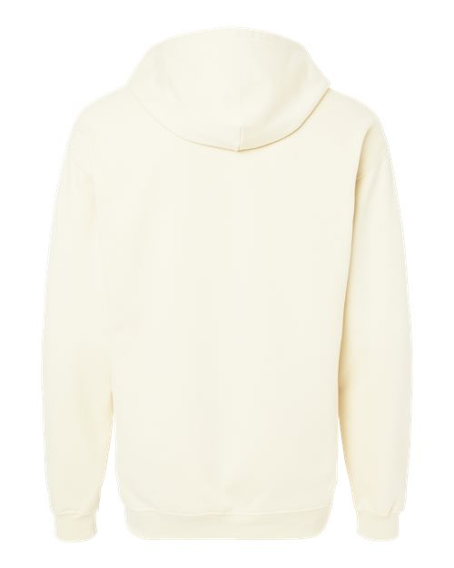 Unisex Softstyle® Full-Zip Hooded Sweatshirt - Off White Back
