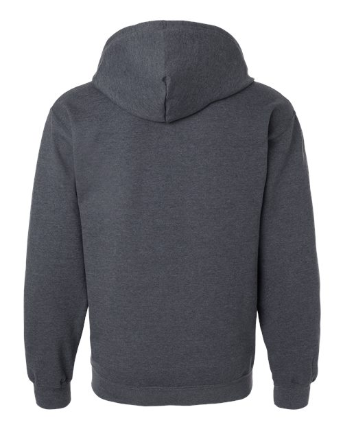 Unisex Softstyle® Full-Zip Hooded Sweatshirt - Dark Heather Back
