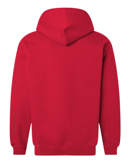 Unisex Softstyle® Full-Zip Hooded Sweatshirt - Red Back