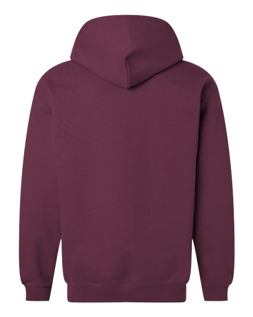 Unisex Softstyle® Full-Zip Hooded Sweatshirt - Maroon Back