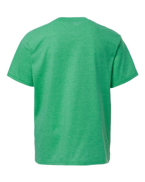 Youth Softstyle® T-Shirt - Heather Irish Green Back