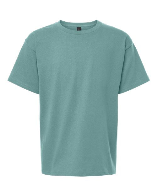 Gildan Youth Heavy Cotton™ T-Shirt - Aquatic Front