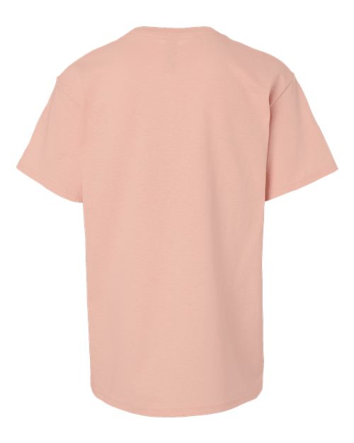 Youth Heavy Cotton™ T-Shirt - Dusty Rose Back