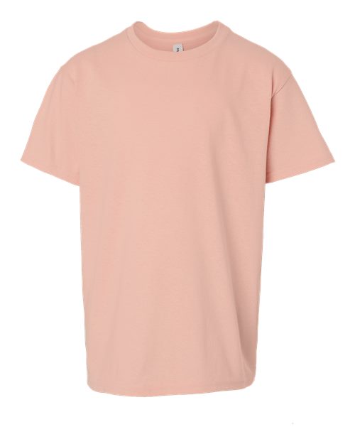 Youth Heavy Cotton™ T-Shirt - Dusty Rose Front
