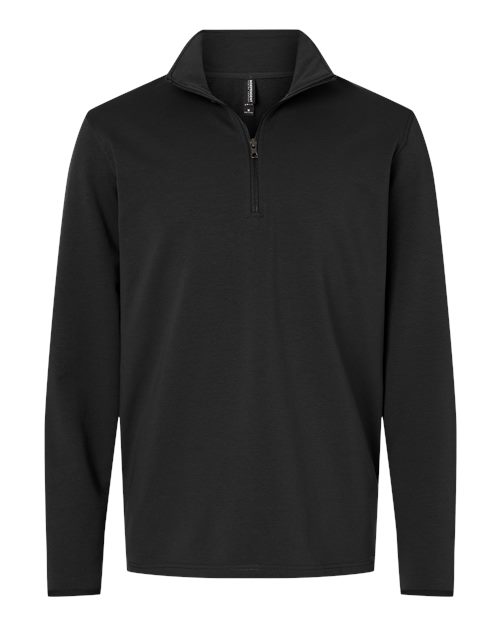 Men's Perform Quarter-Zip Pullover - Black Front