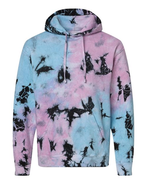 Colortone Unisex Tie-Dyed Hooded Sweatshirt - Dream Front