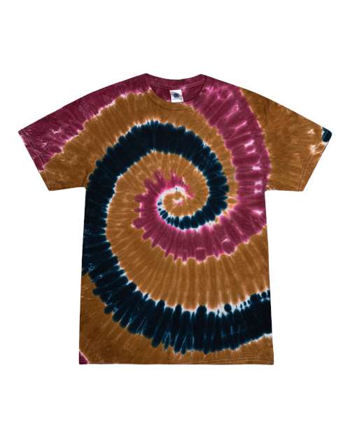 Youth Multi-Color Tie-Dyed T-Shirt - Willow Front