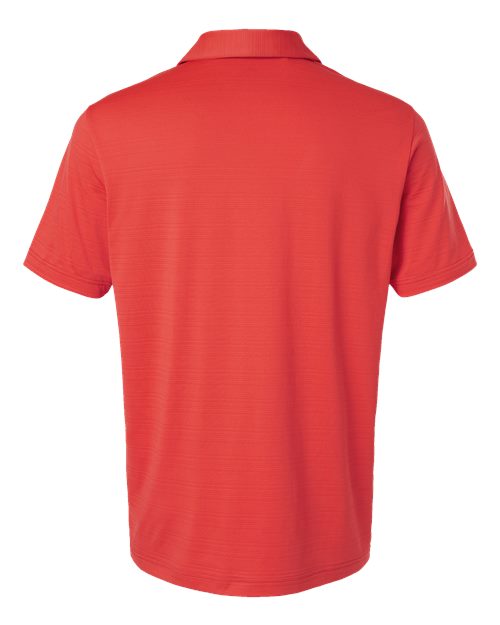 Men's Textured Stripe Polo - Bright Red Back