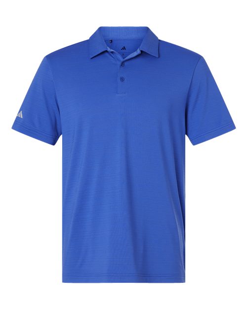 Men's Textured Stripe Polo - Bright Royal Front