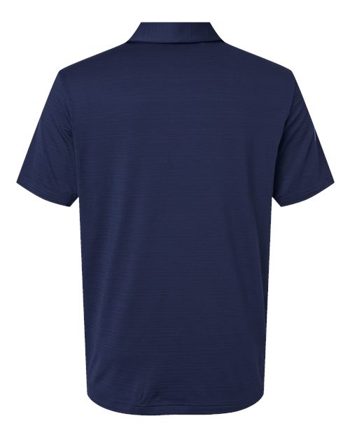 Men's Textured Stripe Polo - Dark Blue Back