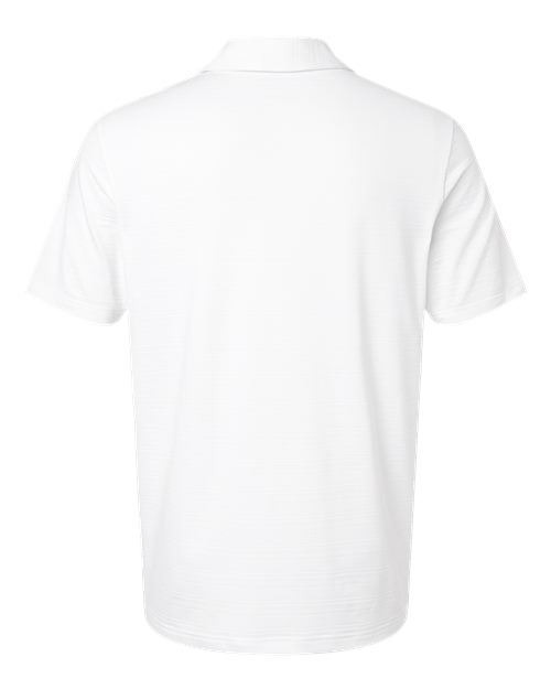 Men's Textured Stripe Polo - White Back