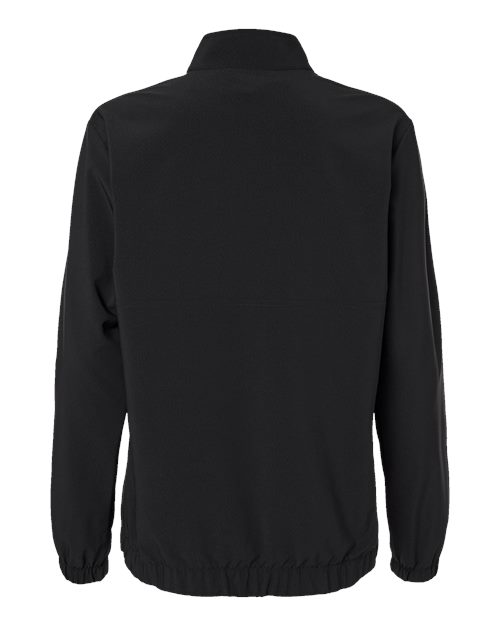 Women's Stretch Woven Half-Zip Pullover - Black Back