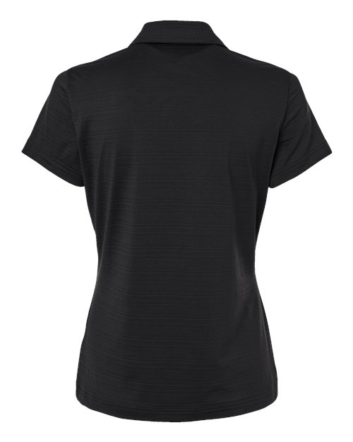 Women's Textured Stripe Polo - Black Back