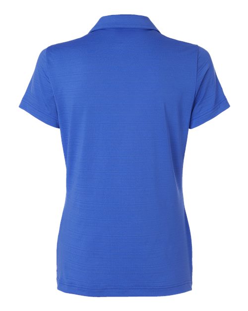 Women's Textured Stripe Polo - Bright Royal Back