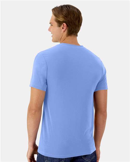 Unisex Cool DRI® Cotton Touch T-Shirt - Carolina Blue Back