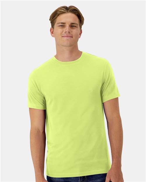 Unisex Cool DRI® Cotton Touch T-Shirt - Safety Green Front