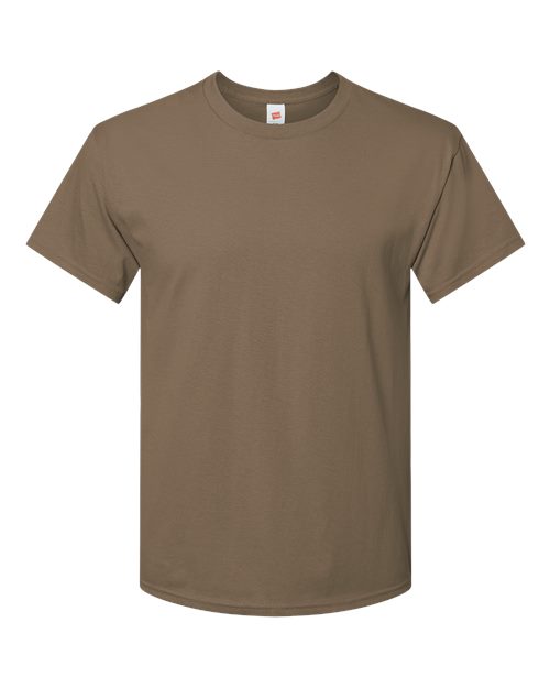 Unisex Essential-T T-Shirt - Coyote Brown Front