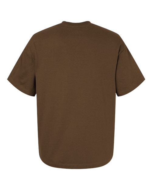 Unisex Beefy-T® Retro Street T-Shirt - Army Brown Back