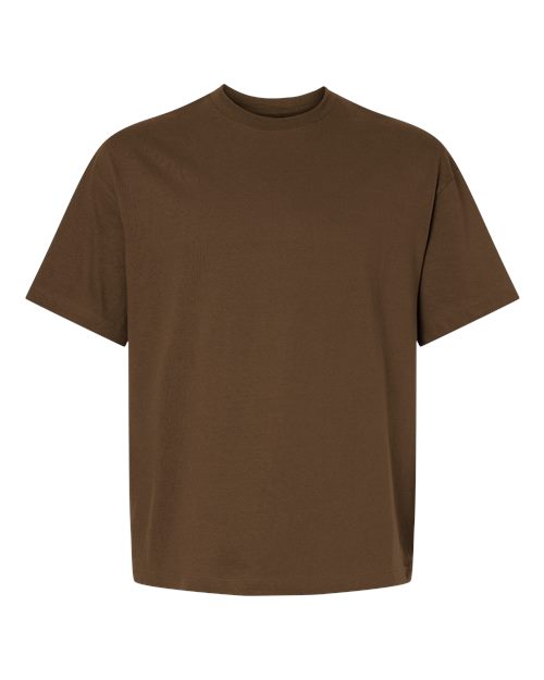 Unisex Beefy-T® Retro Street T-Shirt - Army Brown Front