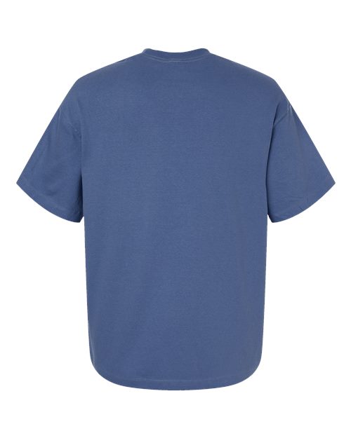 Unisex Beefy-T® Retro Street T-Shirt - Denim Blue Back