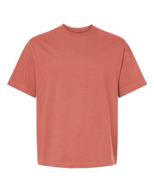 Unisex Beefy-T® Retro Street T-Shirt - Picante Pink Front