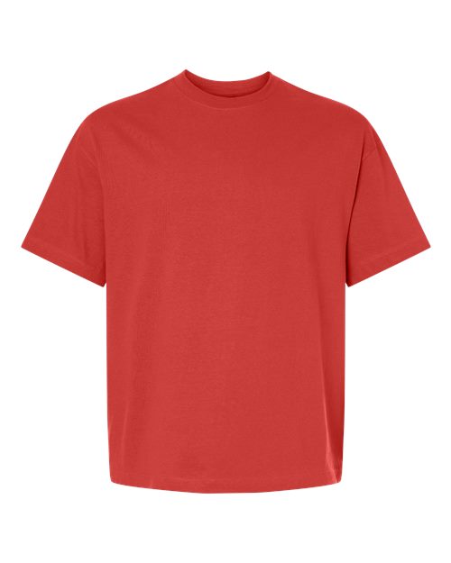 Unisex Beefy-T® Retro Street T-Shirt - Poppy Red Front