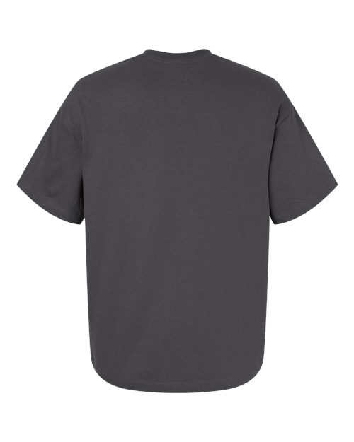 Unisex Beefy-T® Retro Street T-Shirt - Smoke Grey Back