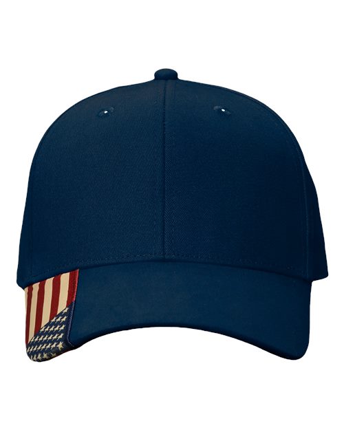 USA Flag Cap - Navy/ USA Front