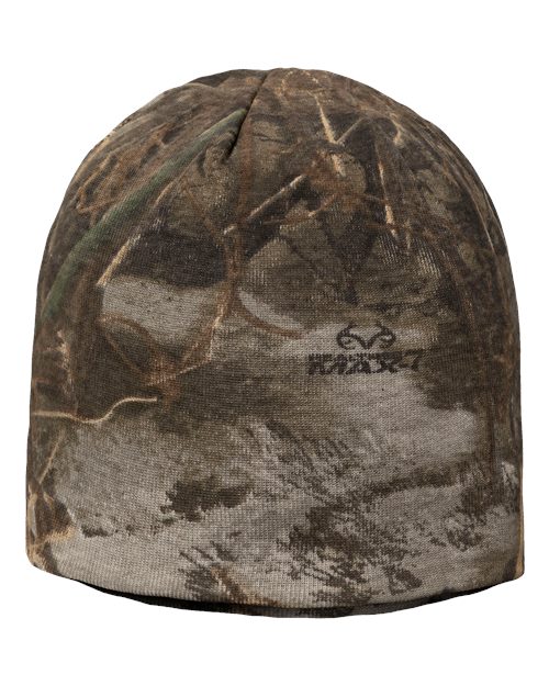 8" Licensed Camo Beanie - Max7 Front