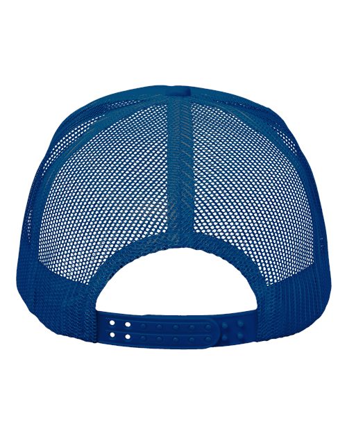 Foam Mesh-Back Trucker Cap - Royal/ Royal Back